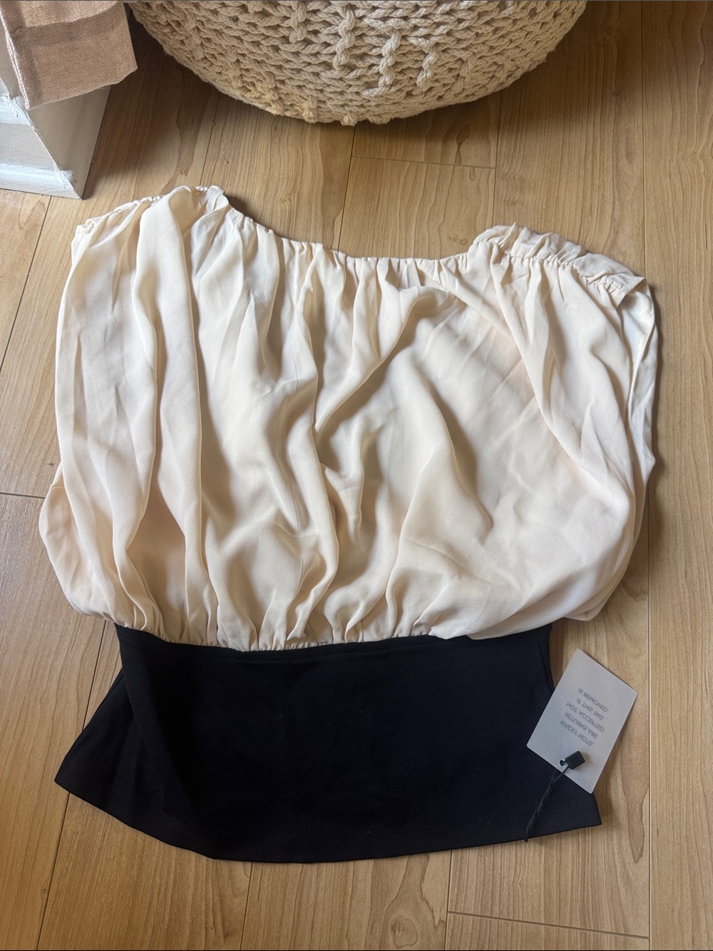 All the ways Amira Top in Ivory & Black